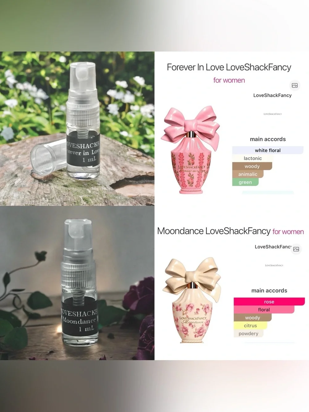 LoveShackFancy Scent Sample Bundle - Picture 1 of 6